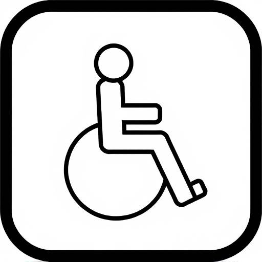 Icona di contrasto che rappresenta un'adeguata combinazione di colori