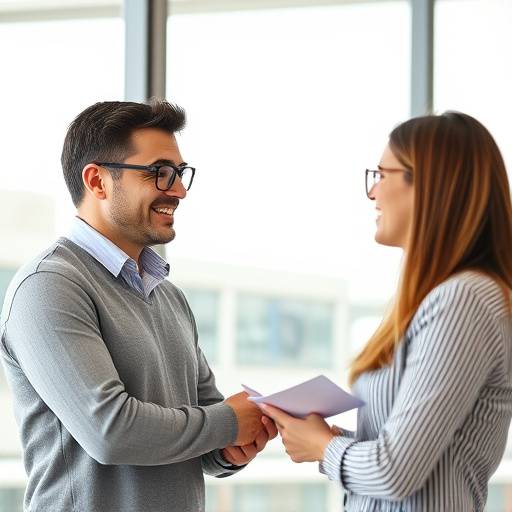 Immagine di un leader che comunica efficacemente con il suo team